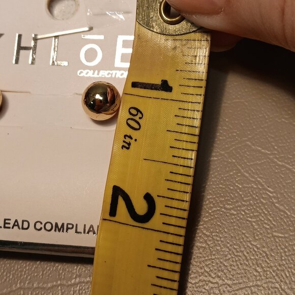 Khloe Collection NEW dainty necklace & stud earrings set with clamper bracelet - Picture 12 of 14